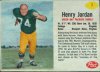 Henry Jordan Football Card